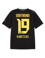 Borussia Dortmund Konstantinos Karetsas #19 Venkovní Dres 2026-27 Krátký Rukáv